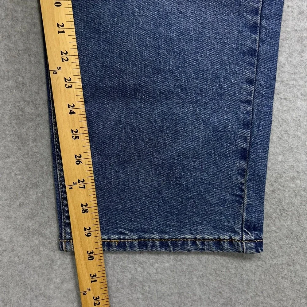 NEW Levi's 505 Jeans Men's 38x30 Blue Denim Regular Fit Straight Leg Stretch